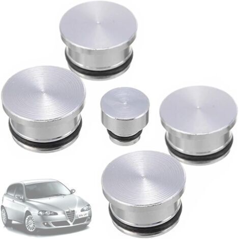 Lufteinlassklappenstopfen (18 mm) kompatibel mit Opel Astra H, Vectra C, Zafira B, Alfa 147, 156, Croma - 1.9 JTD CDTI TID Motoren - Ausbau der Ansaugkrümmerklappe (5 Stück)