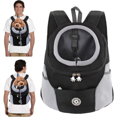 Lablanc – Hunde- und Katzenrucksack – Atmungsaktiv und verstellbar – Wasserdichter Boden – Gepolsterter Schultergurt – Maße: 41 x 52 x 24 cm