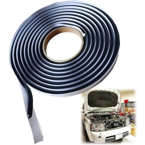 Schwarzes Butylband, selbstklebendes Butylband, Butyl-Dichtungsband, Butylband, Dichtungsband, für Windschutzscheiben, Autolichter und Türrahmen, 4 m (1/4)