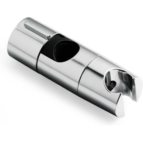 Duschkopfhalterung, verstellbare Duschkopfhalterung für Duschköpfe mit 19–25 mm Durchmesser, verstellbare Duschkopfhalterung mit Druckstange, verschiebbare Wandmontage als Ersatz für Badezimmer, Chrom
