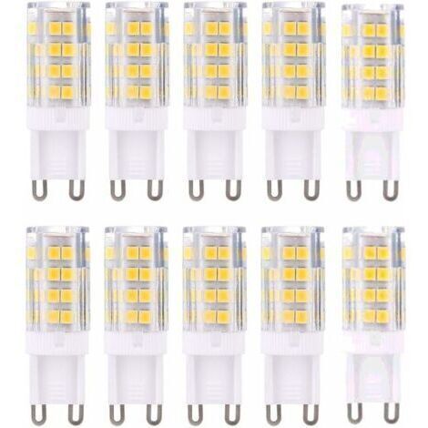 LaBlanc - G9 LED-Lampen, Warmweiß 3000K 5W G9 LED-Lampe, Lichtleistung entspricht 40W Halogenlampen, 420 Lumen, nicht dimmbar, 10er-Packung [Energieklasse A+]