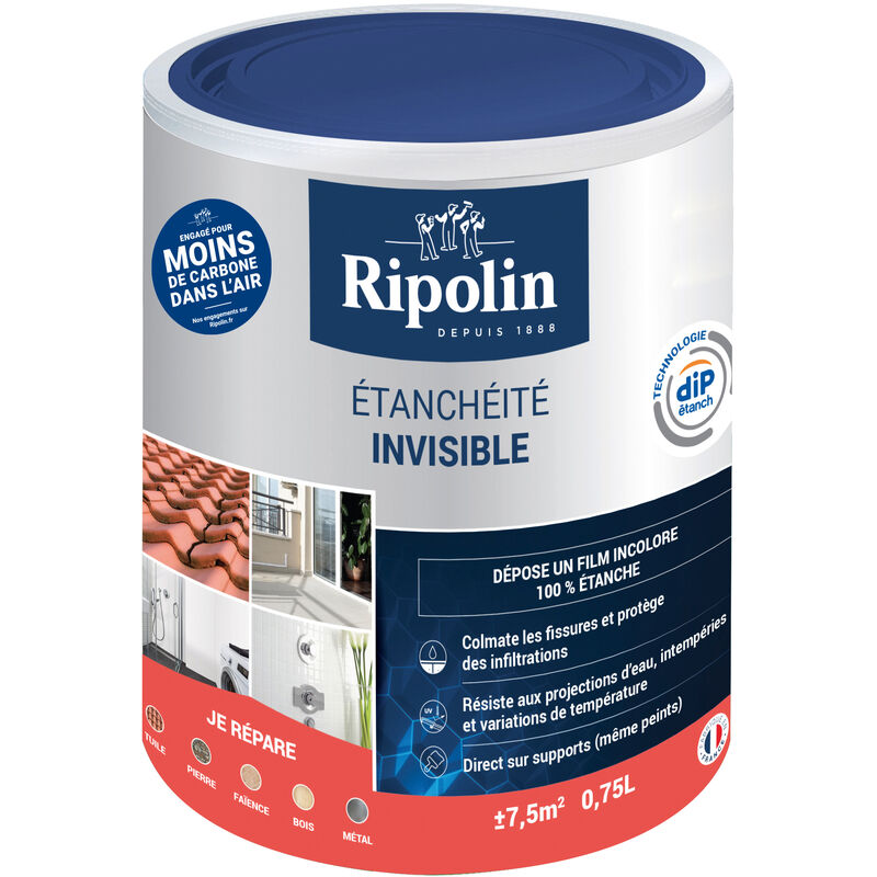 RIPOLIN - Ripolin Etanchéité Avant Carrelage - 0,75L, 2,5L - Issu