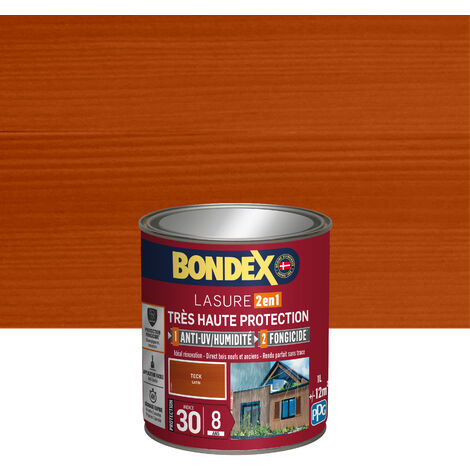 Lasure Très Haute Protection - 1L - Teck - Bondex