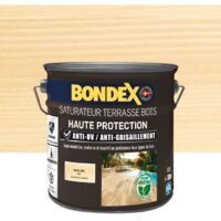 Bondex – Saturateur 2en1 protection toutes saisons – Mat – 2,5L – Incolore – Imperméabilise et nourrit le bois – Résistance UV et intempéries