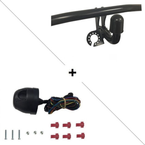 Attelage Nissan Micra (K12 01/03-10/10) Col de cygne + faisceau universel 7 broches (1/2)