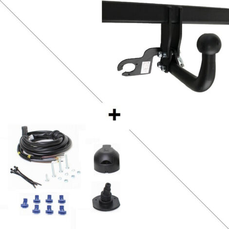 Attelage Renault Scenic 1 RX4 (2000-2003) Col de cygne + faisceau universel 7 broches (1/2)