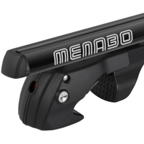Barres de toit Dacia Sandero Stepway (10/12-2020) Menabo Sherman Noir