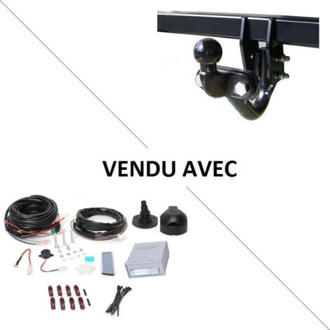 Attelage Mercedes Citan (09/12-08/21) Standard + faisceau universel 7 broches + boitier électronique (1/2)