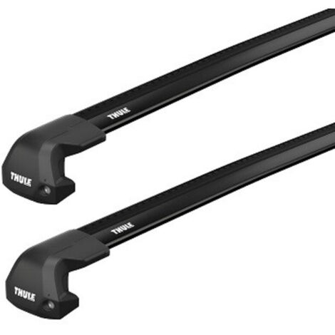 Barres de toit Mercedes Classe C W204 (03/07-03/14) Thule WingBar Edge Black Alu (1/4)