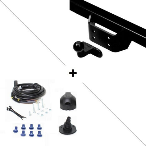 Attelage Peugeot Boxer Plateau (04/94-05/06) Standard + faisceau universel 7 broches (1/2)
