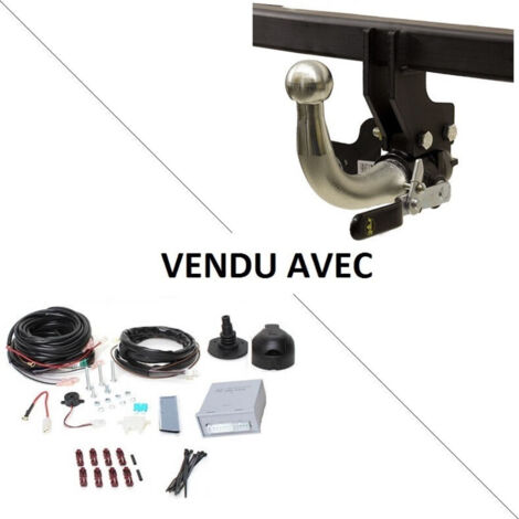 Attelage Dacia Jogger y compris GPL et roue de secours (03/22-) RDSOH + faisceau universel 7 broches + boitier électronique
