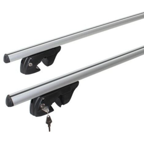 Barres de toit Volkswagen Polo Cross (02/06-06/09) Menabo Sherman Alu (1/3)