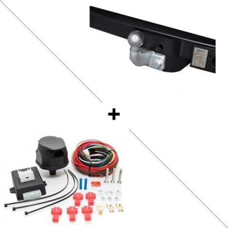 Attelage Ford Transit Custom / Tourneo Custom (11/12-12/22) Standard + faisceau universel 7 broches + boitier électronique