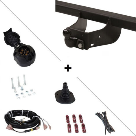 Attelage Nissan Primastar (07/01-08/14) Standard + faisceau universel 7 broches utilitaire (1/2)