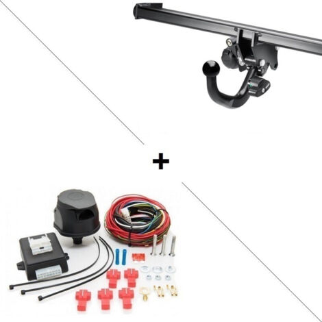 Attelage Mercedes Classe C Berline (W204 03/07-03/14) RDSOD + faisceau universel 7 broches + boitier électronique (1/2)