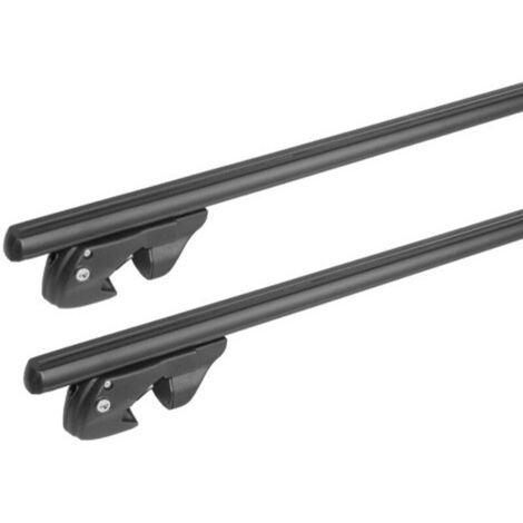 Barres de toit BMW Série 3 Break E46 (08/99-08/05) Menabo Sherman Noir (1/2)