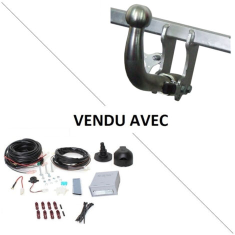 Attelage Volkswagen Caddy / Caddy Maxi (01/04-08/15) RDSOH + faisceau universel 7 broches + boitier électronique (1/2)
