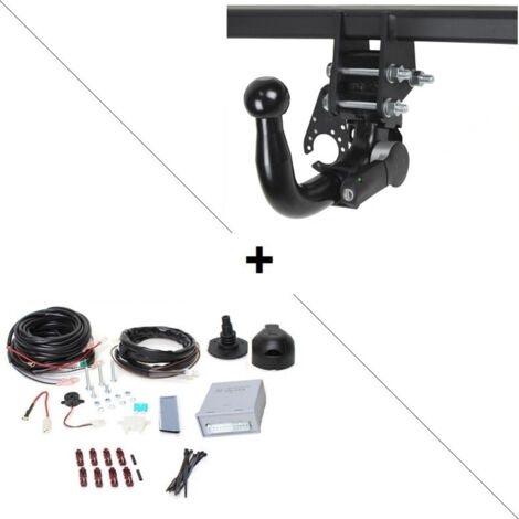 Attelage Toyota Camry uniquement pour porte-vélos (08/17-) RDSOV + faisceau universel 7 broches + boitier électronique (1/2)