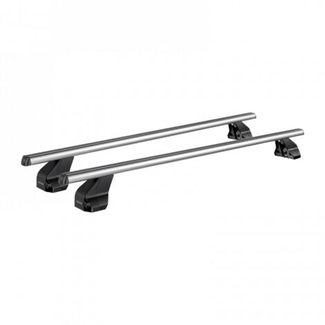 Barres de toit Citroën Berlingo I (11/96-05/08) Menabo Omega M en alu 112 cm + pieds de fixation (1/5)
