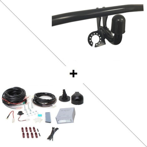 Attelage Hyundai Tucson y compris Ad-Blue (09/18-10/20) Col de cygne + faisceau universel 7 broches + boitier électronique (1/2)
