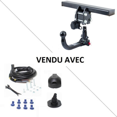 Attelage Dacia Duster y compris Facelift & Look Sport (04/10-11/13) RDSOV + faisceau universel 7 broches (1/2)