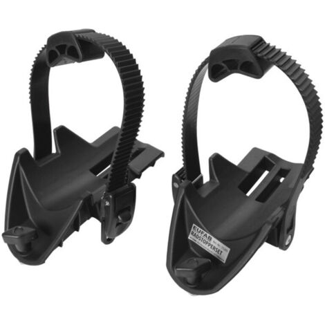 Lot de 2 bloque-roues pour pneus de largeur 2,2" à 3,25" (5,5 - 8,25 cm)