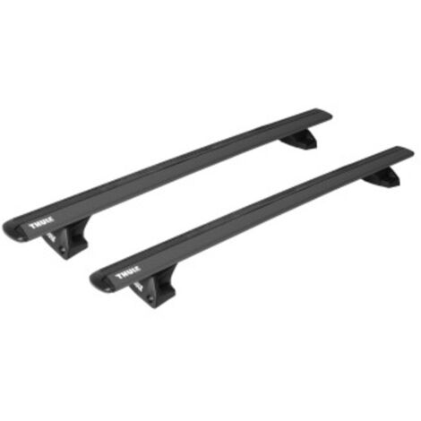 Barres de toit Jaguar XF Sportbrake (10/17-) Thule WingBar Evo Black Alu (1/4)