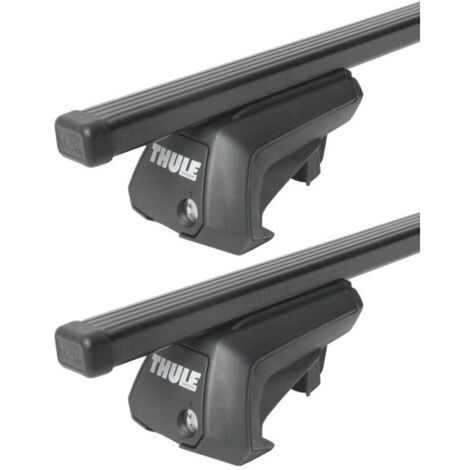 Barres de toit Mitsubishi Pajero Sport (11/98-06/08) Thule SquareBar Acier (1/3)