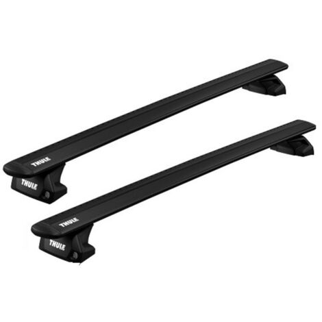 Barres de toit Peugeot PSP Partner 2 Court Utilitaire (07/08-06/18) Thule WingBar Evo Black Alu (1/4)