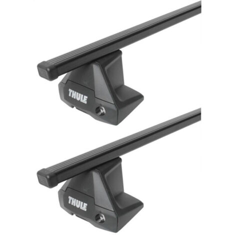 Barres de toit Ford Fiesta 5 portes (01/13-06/17) Thule SquareBar Acier (1/4)