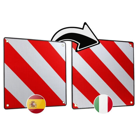 Panneau d'avertissement pour déplacements en Espagne et Italie (1/5)