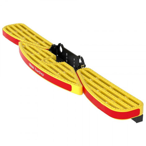Marchepied universel jaune en 3 parties, pour attelage avec platine standard