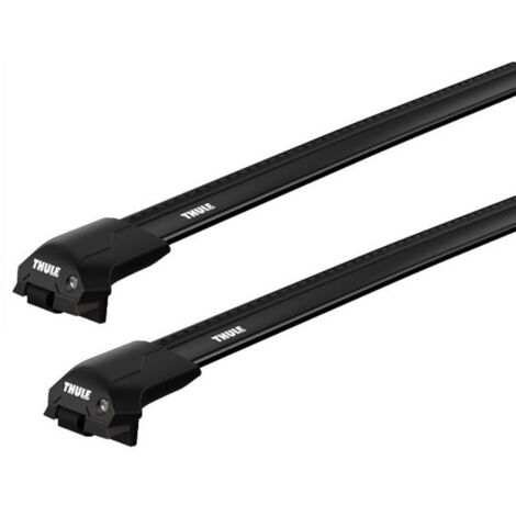 Barres de toit Porsche Cayenne (12/02-03/10) Thule WingBar Edge Black Alu (1/4)
