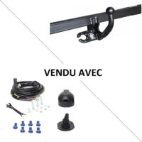 Attelage Opel Corsa C (11/00-09/06) Col de cygne + faisceau universel 7 broches