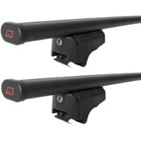Barres de toit Peugeot PSP 4007 (09/07-) G3 Clop Steel 127cm