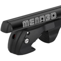 Barres de toit Peugeot PSP Bipper (02/08-) Menabo Sherman Noir