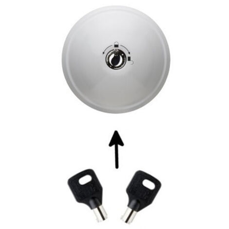 Serrure antivol utilitaire MERONI UFO3 Smart Duo (1 serrure) Couleur - Blanc
