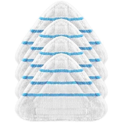 4 Housses Lingettes pour Balai Vapeur Silvercrest Lidl Universel Accessoires pour Nettoyeurs Vapeur (1/4)