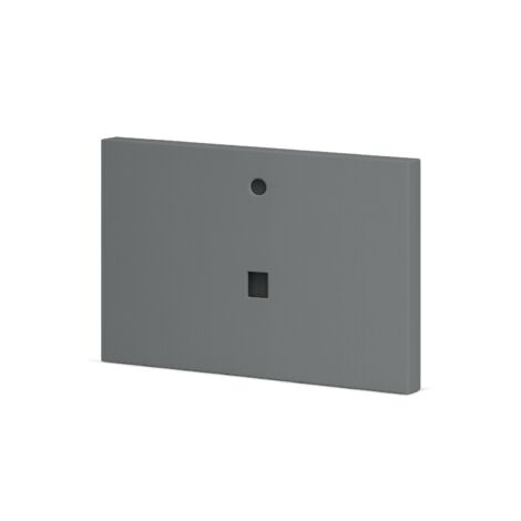 Waschtischplatte Vulcano 90 x 51 x 2,6 cm Farbe Grigio Ral 7037