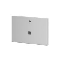 Waschtischplatte Vulcano 90 x 49 x 2,6 cm Farbe Grigio Chiaro Ral 7035