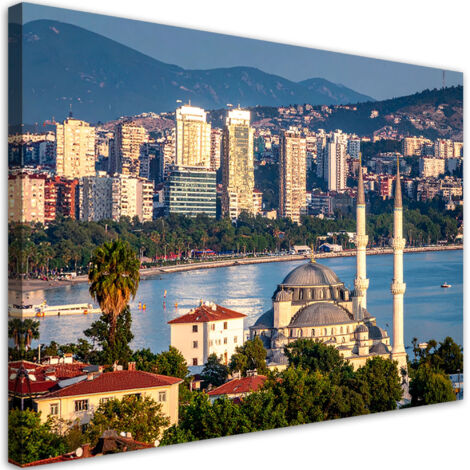 Quadro su tela, Architettura Città Istanbul in Turchia, 30x20 (1/5)