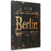 Stampe su Tela, Berlino Scritta tipografica, 60x90
