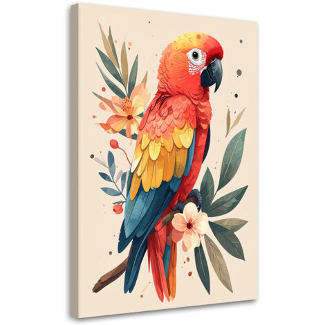 Impresión de Imagen, Loro animales de safari en África, 20x30 (1/5)