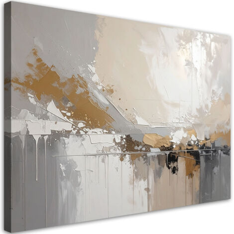Impresión de Imagen, Abstracción moderna en beige, 120x80 (1/5)