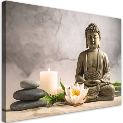 Impresión de Imagen, Piedras de Buda spa zen, 30x20 (1/5)