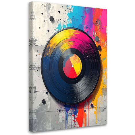 Impresión de Imagen, Música de discos de vinilo coloridos, 20x30 (1/5)
