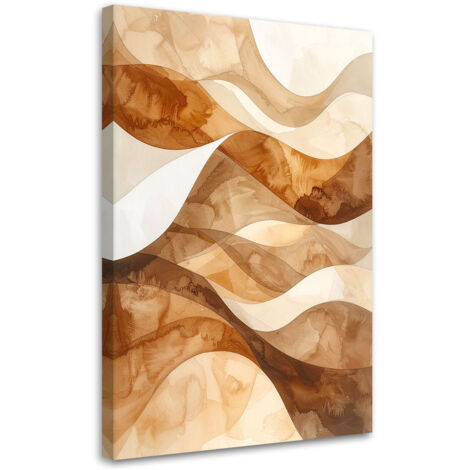 Impresión de Imagen, Abstracción líneas formas beige, 20x30 (1/5)