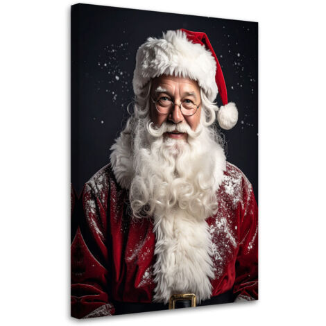 Cuadro en Lienzo, Papá Noel regalos invierno Navidad, 20x30 (1/5)