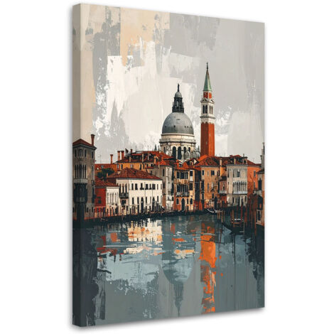 Impresión de Imagen, Arquitectura de Venecia Vista de la ciudad, 80x120