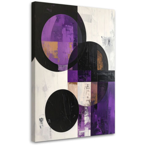 Impresión de Imagen, Abstracción moderna textura violeta, 30x45 (1/5)